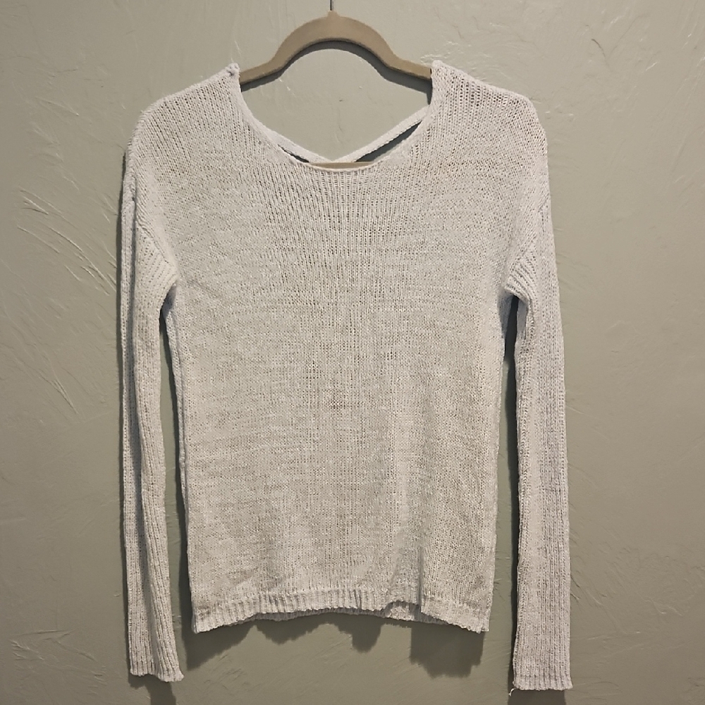 Daytrip From Buckle Women's Knit Sweater Baby Blue Color